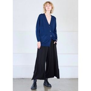 Issey Miyake Draped Jersey Pant in Black